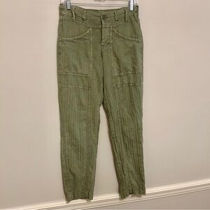 Free People Green Pull On Pants Sz XS